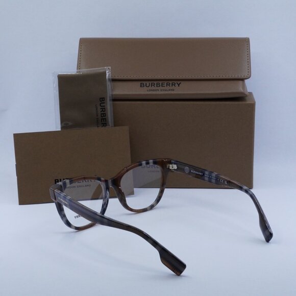 Final Price! Burberry BE2375 3966 Check Brown Eyeglasses 51mm - Picture 5 of 8